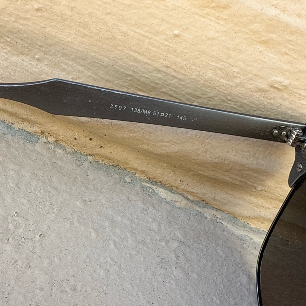 Ray-Ban Silver and Black Sunglasses - Picture 7 of 7